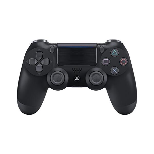 純正品】ワイヤレスコントローラー (DUALSHOCK 4) ジェット・ブラック