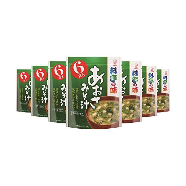 他サイト： 【国産あおさ使用】 マルコメ お徳用 料亭の味 あおさ 即席味噌汁 6食×7袋の商品画像