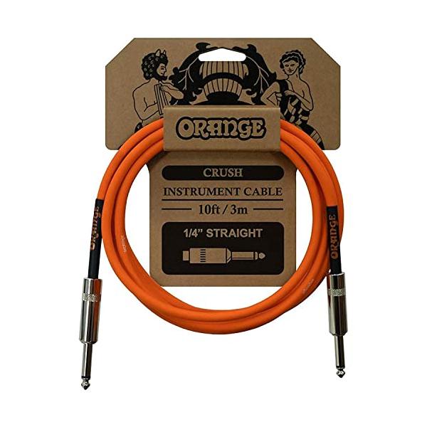 他サイト： ORANGE CRUSH Instrument Cable 10ft 3m 1/4 Straight CA034 ギターケーブルの商品画像