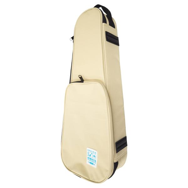 他サイト： 【KIWAYA】 KLC-Con/IV コンサートサイズ用 ウクレレライトケース (ロングネック対応 丈夫で軽量 収納可能なショルダー付)アイボの商品画像