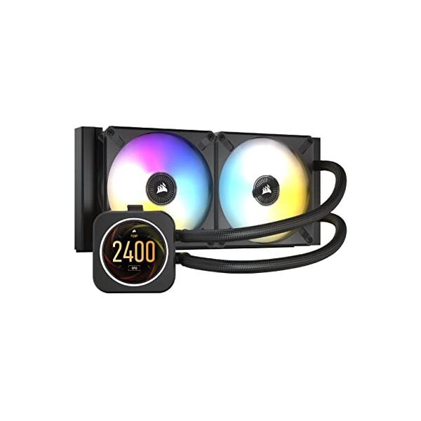 CORSAIR 一体型簡易水冷CPUクーラー 240mm iCUE H100i ELITE CAPELLIX