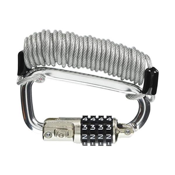 他サイト： コミネ(KOMINE) バイク用 セキュリティロック カラビナワイヤーロック シルバー LK-115の商品画像