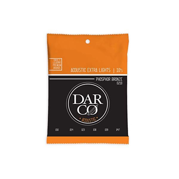 他サイト： DARCO アコースティックギター弦 Darco Acoustic D210 Extra Light (92/8 Phospher Bronzeの商品画像