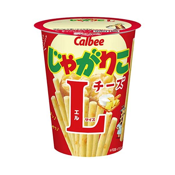 他サイト： 【じゃがりこ】カルビー じゃがりこチーズLサイズ 66g×12個の商品画像