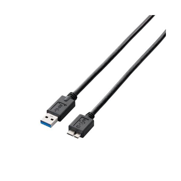 他サイト： エレコム USBケーブル 【microB】 USB3.0 (USB A オス to microB オス) スタンダード 0.5m ブラック USの商品画像