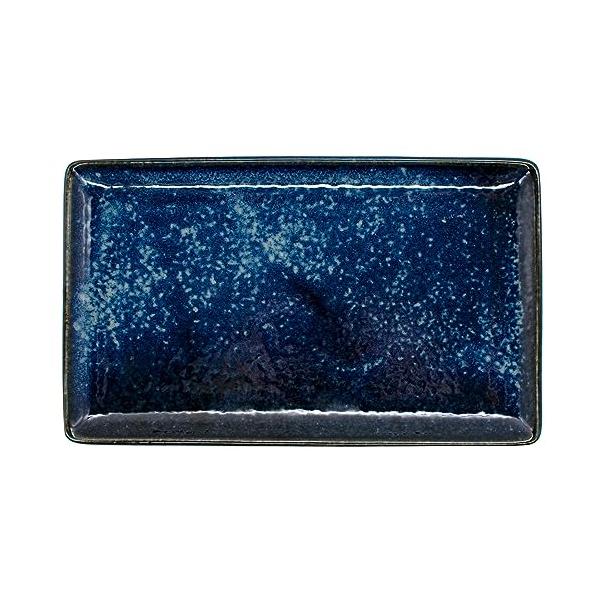 他サイト： aito製作所 「 ナチュラルカラー 」 長角皿 焼皿 長い 皿 約21×13cm ネイビー 青 美濃焼 食洗機 電子レンジ対応 日本製 517の商品画像