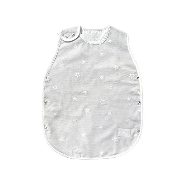 他サイト： 10mois(ディモワ) ダブルガーゼ トドラーキッズスリーパー 夏用 コットン100% グレー トドラーキッズ 着丈64cm 2~7歳頃までの商品画像