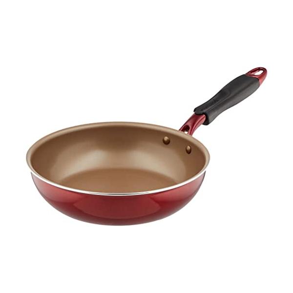 エバークック フライパン 22cm オール熱源対応(IH対応) evercookα(エバークック アルファ) PFOA PFOS フリー ワインレ