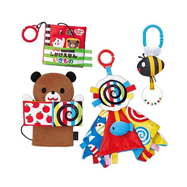 他サイト： ジョイパレット(JOYPALETTE) しましまぐるぐる あかちゃんよろこぶ しましまぐるぐるハッピーギフトセットの商品画像