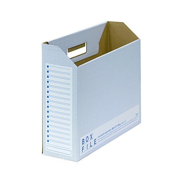 【中古】プラス ファイルボックス エコノミー 10冊 A4横 背幅100mm ブルー 553-988 プラス ファイルボックス エコノミー 10冊 A4横 背幅100mm ブルー 553