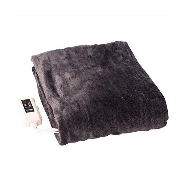 他サイト： [山善] ふんわりやわらか 電気掛・敷毛布 (丸洗い可能) 188×130cm ミックスフランネル素材 室温センサー付 YMK-MF41の商品画像