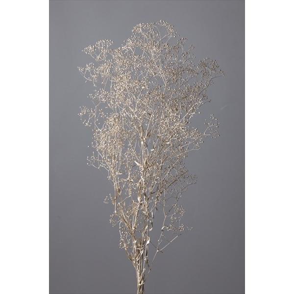 スーパーソフトミニカスミ草 プラチナ 00020-932【プリザーブドフラワー・プリザーブド　花材】１束（約20ｇ）約40-50cmL＊部分的に白い花が混ざる場合があります。＊自然の生花や植物を原料としています。サイズ、色、形などは同一では...