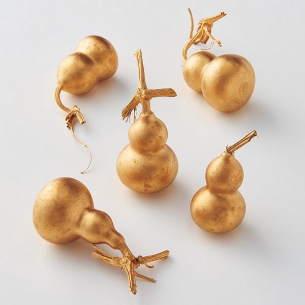 豆ひょうたん ゴールド 22330-902１袋　5個入り約4-7ｃｍ＊自然の生花や植物を原料としています。サイズ、色、形などは同一ではありません。＊表示について《検索ワード》プリザーブドフラワー　ドライフラワー　花材　資材　大地農園かざい　...