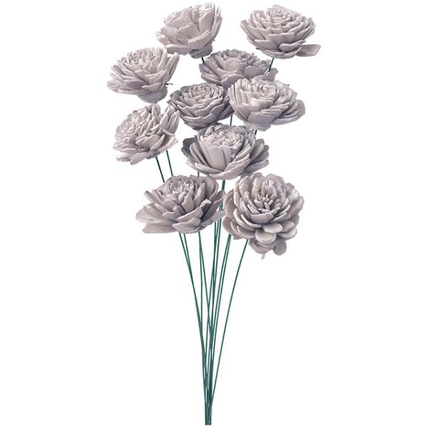 ソーラーローズ　小 シャンパン 32081-080１束10本約25cmL花径：約4cm防虫加工＊自然の生花や植物を原料としています。サイズ、色、形などは同一ではありません。＊表示について《検索ワード》プリザーブドフラワー　ドライフラワー　花...