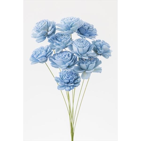 ソーラーローズ　小 ベビーブルー 32081-620１束10本約25cmL花径：約4cm防虫加工＊自然の生花や植物を原料としています。サイズ、色、形などは同一ではありません。＊表示について《検索ワード》プリザーブドフラワー　ドライフラワー　...