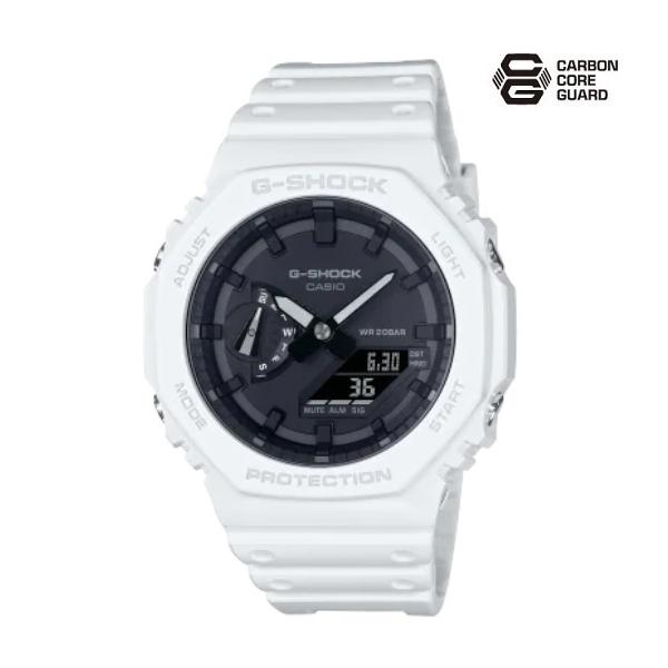 G-SHOCK GA-2100-7AJF カーボンコアガード 八角形 ワールドタイム