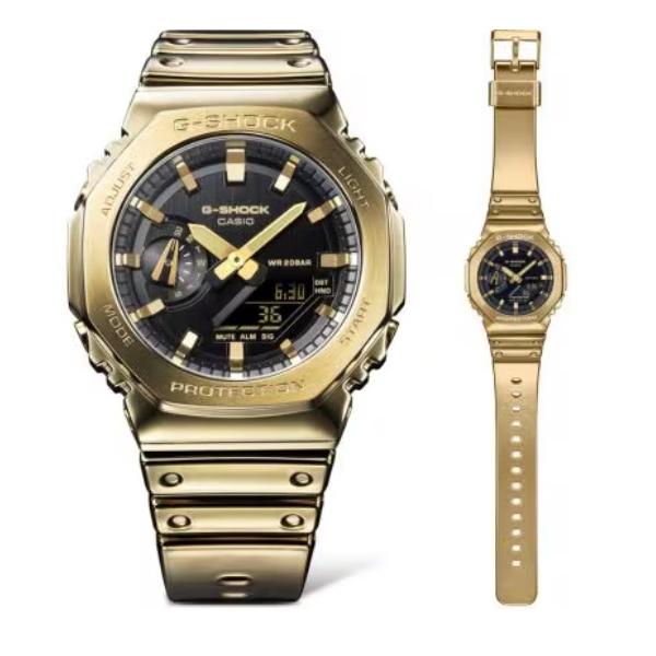 G-SHOCK 国内正規品 GM-2100YMG-9AJF メタリベゼル ワールドタイム