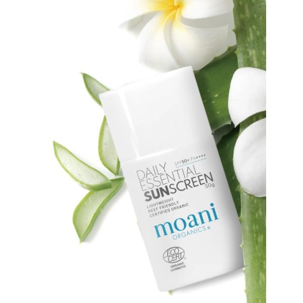 ���[���֑������� ���A�j �I�[�K�j�N�X moani ORGANICS DAILY ESSENTIAL SUNSCREEN ���Ă��~�� SPF50+ PA++++ �炩�炾�p �V�R���� ECOCERT ���i�摜2