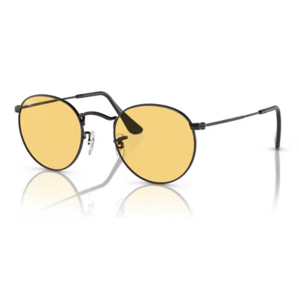 新品/RayBan レイバン　RB3447 002/R6 ラウンドメタル 正規品 Ray-Ban（レイバン） 正規保証書(押印)付 ROUND METAL WASHED LENSES