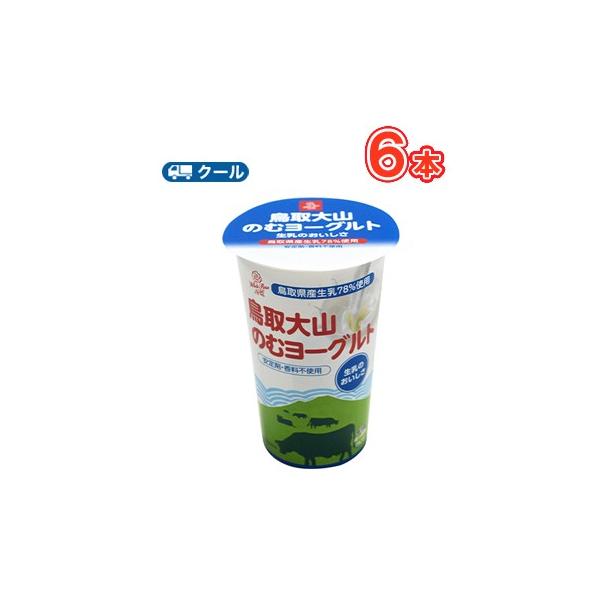 白バラ 白バラ大山 のむヨーグルトPET 180g×6本 クール便