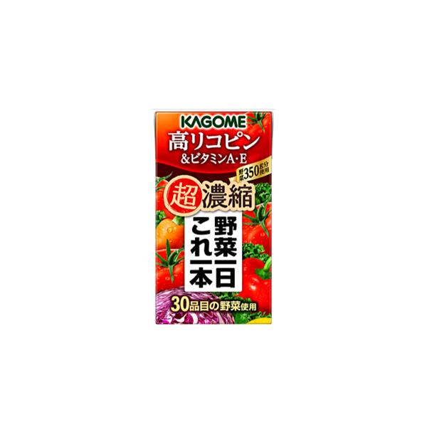 カゴメ 野菜一日これ一本 超濃縮 高リコピン 125ml 24本 紙パック 野菜 果実飲料 価格比較 価格 Com