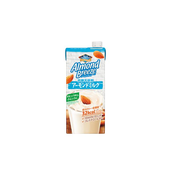 カゴメ　アーモンドブリーズ　砂糖不使用　１L×6本/2ケース　Almond Breeze 業務用　1,000ml