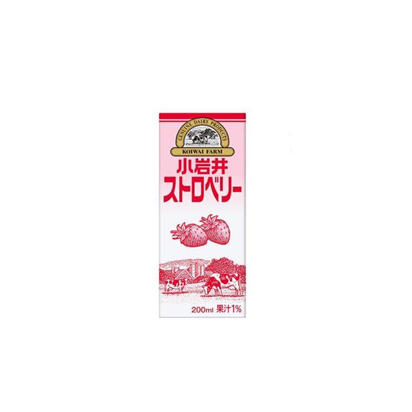 ⭐️期間限定⭐️新品 LUDLOW 希少 Strawberry basket 限定品 小岩井 キリン 小岩井 ストロベリー LLスリム 200ml×24本入 紙