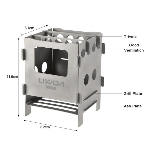 Lixada チタン製 ミニ 薪ストーブ 組み立て式 ウッドストーブ 送料無料 海外から発送 Buyee Buyee Japanese Proxy Service Buy From Japan Bot Online
