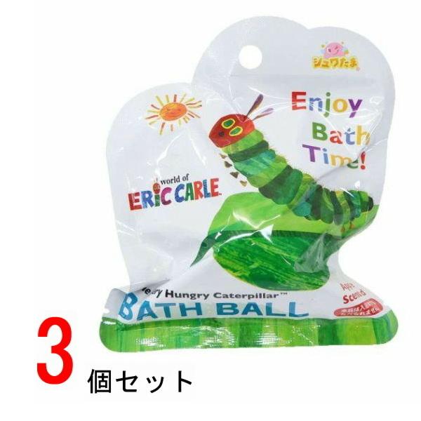 子供たちが大喜び間違いなしの[はらぺこあおむし]バスボール入浴玉が新登場！バスボールを浴槽にいれると発泡しながら溶けていき…中からマスコットがひょこっと現れます。発泡タイプ[りんご]の香りで超リラックス。マスコットは全6種 ナニが出るかはお...