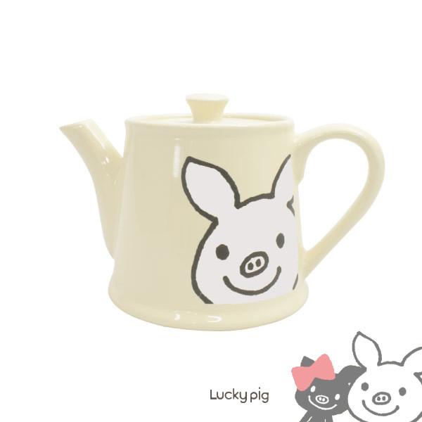 LuckyPig home ティーポット 450ml 美濃焼 日本製 Sugar Land 78708