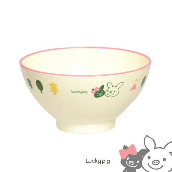 LuckyPig giggle 飯椀 PK 日本製 ご飯茶碗 子ども キッズ Sugar Land