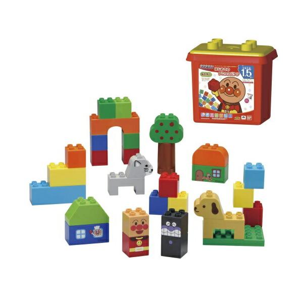 ブロックラボ アンパンマン はじめてのブロックバケツ バンダイ クリスマスプレゼント プラスマート ヤフー店 通販 Yahoo ショッピング