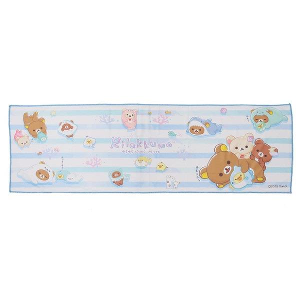 メール便送料無料 クールマフラー リラックマ うみリラきぶん