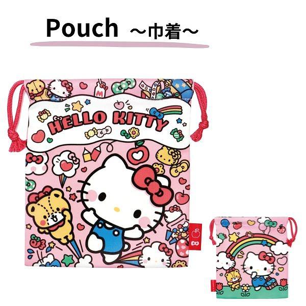 メール便発送 巾着ハローキティジャンプ FRK955 ジェイズプランニング