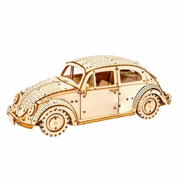 Wooden Art ki-gu-mi Vintage フォルクスワーゲン ビートル 無地