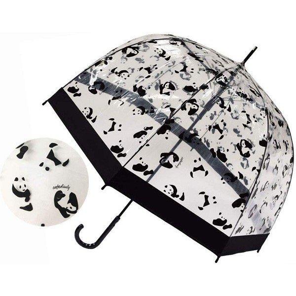 レディース傘 バードケージ ブラックパンダ Cfdlk 011 Cafe Dimly かさ カサ 女性用 ビニール傘 プレゼント 大きめ65cm 軽量 プラスマート ヤフー店 通販 Yahoo ショッピング