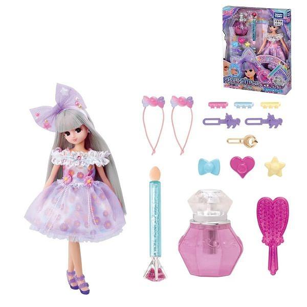 ゆめいろな3色に簡単ヘアカラーチェンジ！髪色がゆめいろな3色に簡単にカラフルチェンジできるリカちゃんです。通常の髪色は、パープル。手であたためると水色に変わり、ダイヤモンドクールスティック（氷水使用）で冷やすとピンク色に変わります。クールボ...