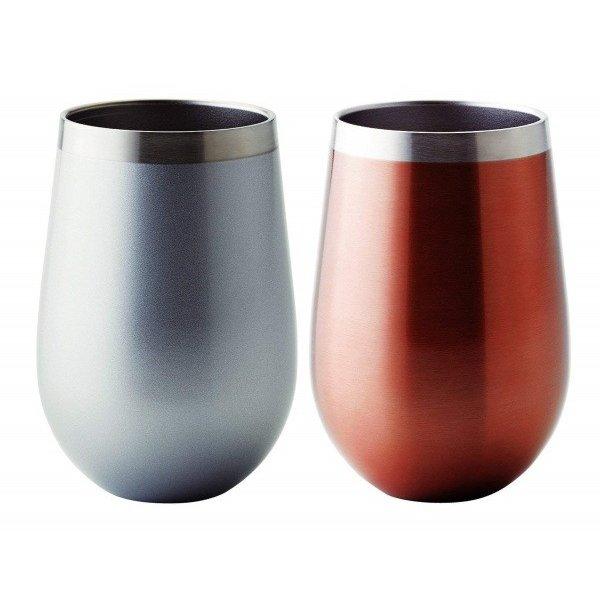 他サイト： リュクス タンブラー 350ml ペアサーモラウンドタンブラー プルミエール アオヤマ 51431 前畑 保温保冷 ギフトセット ポイント利用の商品画像