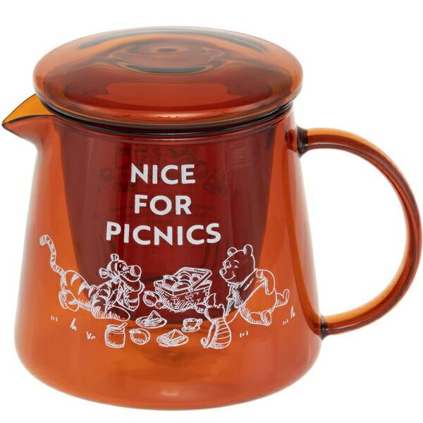 くまのプーさん 耐熱ガラスポット 600ml D-WP33 52824 ディズニー