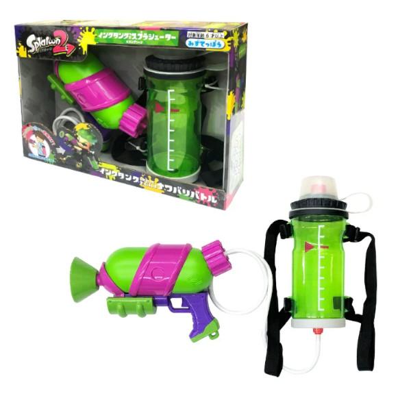 スプラトゥーン2 タンク付きスプラシューター ネオングリーン 水鉄砲