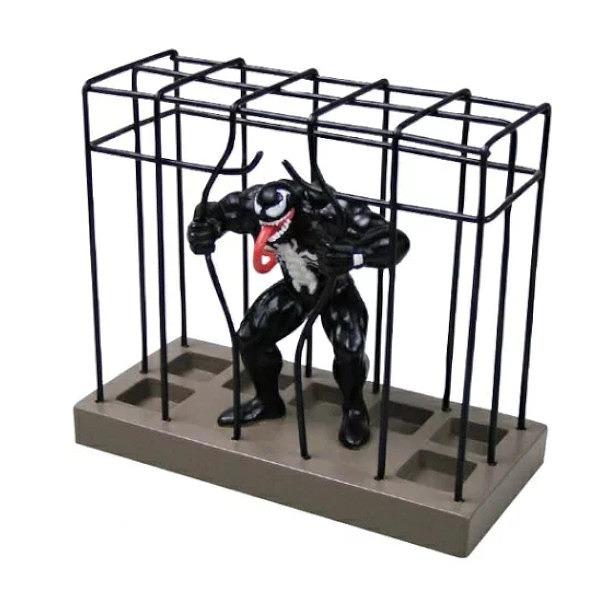 レア　スパイダーマン　ヴェノム　アメコミ ブックスタンド　ブックエンド　本立て ステーショナリースタンド ヴェノム D23-0115 セトクラフト SETOCRAFT