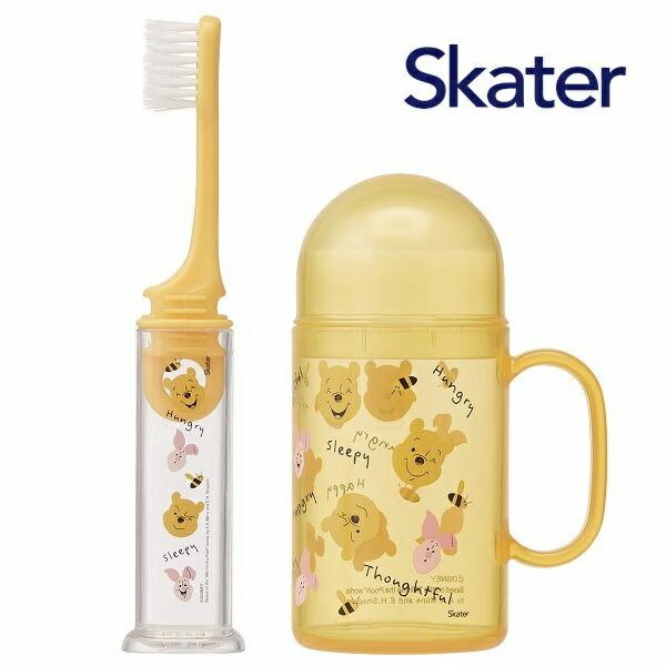 スケーター デンタルキット 歯ブラシ付 プーさんtrks1 歯ブラシセット はぶらし ハブラシ ケース コップ 収納 歯みがき 通園 通学 ディズニー プレゼント プラスマート ヤフー店 通販 Yahoo ショッピング