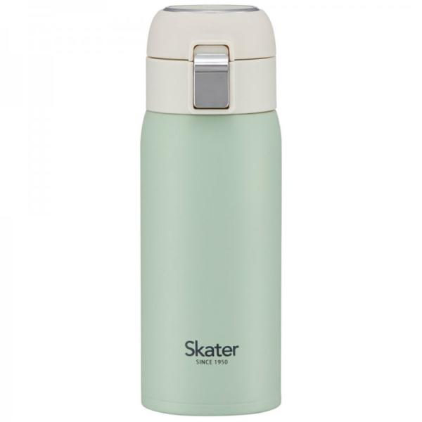 ステンレスワンタッチボトル350ml クスミグリーン STOT3 スケーター
