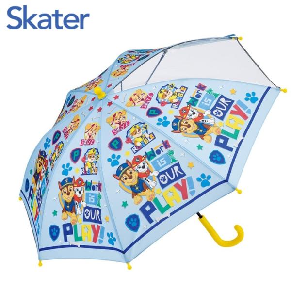 スケーター 子ども用 傘 45cm パウ・パトロール パウパト 手開き キッズ 通園 通学 雨具 レイングッズ 長傘 プレゼント ギフト Skater