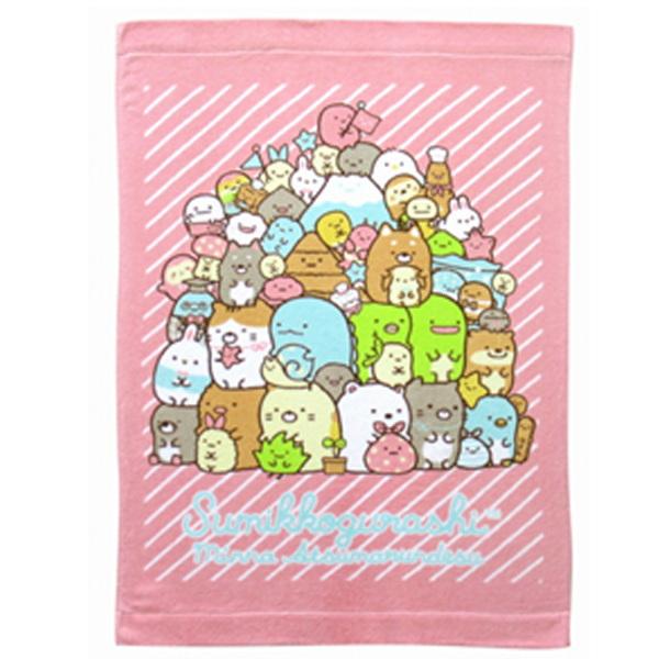 大人気のすみっコぐらしの綿100%のお昼寝ケットです。・サイズ：85×115cm・素材：綿100%・仕様：染料パイルプリント・JANコード：4985036197350・コピーライト　：(C)2023 San-X Co.,Ltd.All Ri...