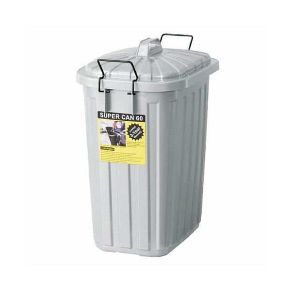 ペールカン 60L LFS-937GY 東谷 ゴミ箱 ふた付 ごみ箱 ダストボックス メーカー直送 同梱不可 代引不可 配送地域限定