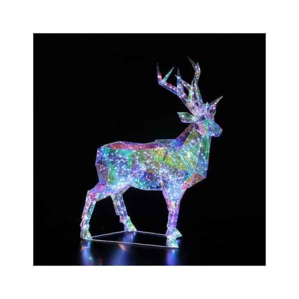 クリスタル調ミニトナカイオブジェ1体きらきらラインストーン＆ラメ➕真珠270㌢ クリスタル調ミニトナカイオブジェ1体きらきらラインストーン＆ラメ