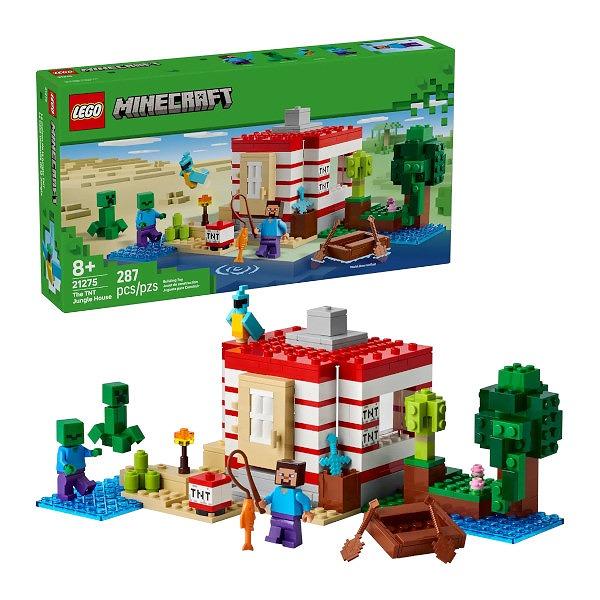 レゴ マインクラフト TNT ジャングルハウス 21275 LEGO プレゼント ギフト おもちゃ ブロック