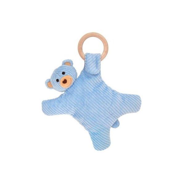 オーガニックコットンでできたぬいぐるみのおしゃぶりホルダー! 付属の木製歯固めを取り外し、いつもお使いのおしゃぶりをつけるとかわいいホルダーに。やさしいさわり心地と愛くるしい表情がたまらないお子様の小さなお友達です。おしゃぶりの時期が過ぎて...