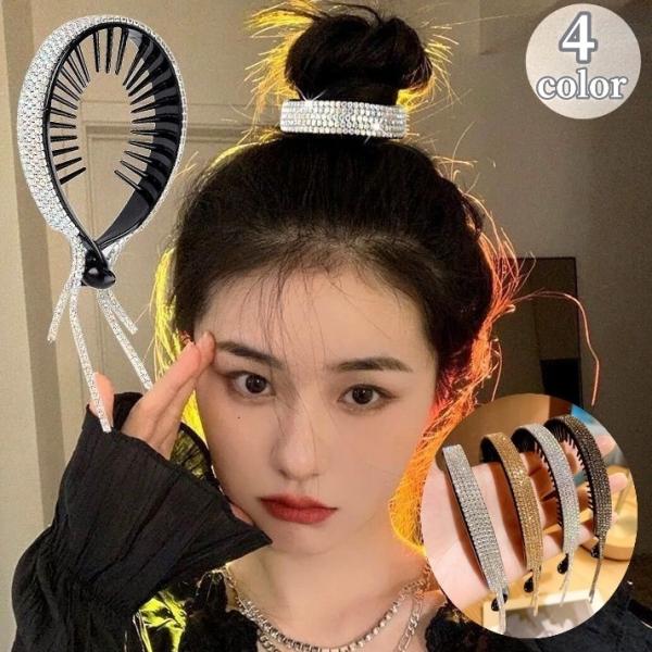 ヘアクリップ テールクリップ レディース 大人 ヘアアクセサリー